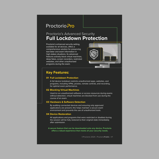 ProctorioPro Advanced Security (Digital)